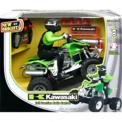 New Bright 1:20 Scale Kawasaki Kfx 450 Remote Control ATV Green