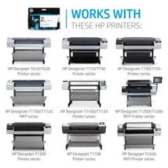 HP 72 130-ml Cyan DesignJet Ink Cartridge, C9371A