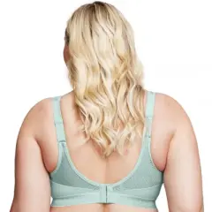 Glamorise Womens No-Sweat Mesh Sports Wirefree Bra 1068 Jade