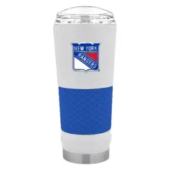 NHL New York Rangers 18oz Powder Coated Draft Tumbler