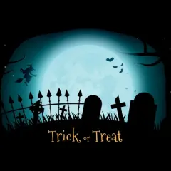 Women's Design By Humans Trick or treat By darkstroke Racerback Tank Top