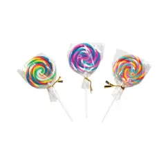 Geddes Scented Swirl Pop Erasers - 24 per tub