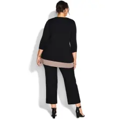 Women's Plus Size Alex Tunic - mocha | AVENUE