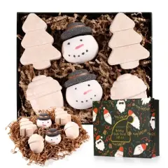 Body & Earth 6-Piece Holiday Bath Bomb Set 