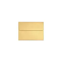 LUX A1 Invitation Envelopes 3 5/8 x 5 1/8 50/Box Gold Metallic 5365-07-50