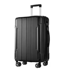 FURNIinspire Bag And Luggage Sets 3 Piece Suitcase Set, Expandable Hard Shell Carry On Luggage Sets, Travel Luggage Black, 12"*18.3"*29.9"