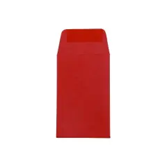 JAM Paper #1 Coin Business Colored Envelopes 2.25 x 3.5 Red Recycled 356730632