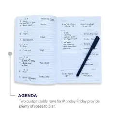 Kahootie Co. Kahootie Co Mom&rsquo;s Weekly Planner 6" x 9" Navy (ITKMN)