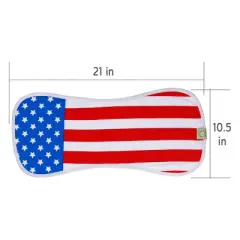 5pk Urban Baby Burp Cloths, Organic Burping Cloth for Babies, Burp Rags for Baby Girls, Boys