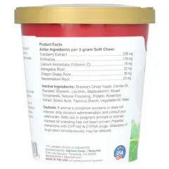 NaturVet Cranberry Relief, Healthy Urinary Tract + Echinacea, For Dogs, 60 Soft Chews, 6.3 oz (180 g)