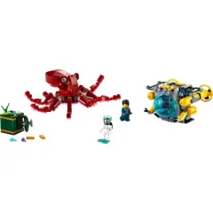 LEGO Creator 3 in 1 Sunken Treasure Mission Octopus Set 31130