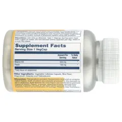 Solaray High Potency Betaine HCl with Pepsin, 100 VegCaps