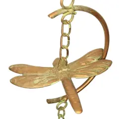 Home & Garden Insect Wind Chime With Bell  -  One Wind Chime 27.0 Inches -  Yard Decor  -   -  Metal  -  Brown