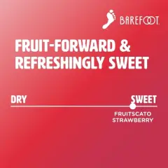 Barefoot Fruitscato Strawberry Wine - 750ml Bottle