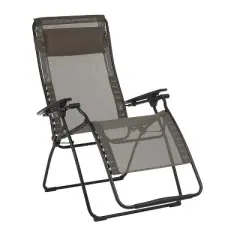 Lafuma Futura Batyline XL Series Outdoor Relaxation Chair, Graphite (2 Pack)