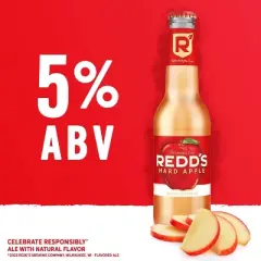 Redd's Hard Apple Ale Beer - 6pk/12 fl oz Bottles