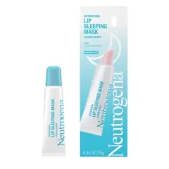 Neutrogena Hydro Boost Hydrating Lip Sleeping Mask with Hyaluronic Acid, Clear Overnight & Daily Moisturizing Treatment for Very Dry Lips - 0.35oz