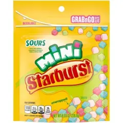 Starburst Sour Chewy Mini Grab N Go Candy - 8oz