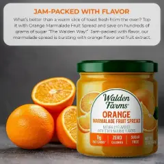 Walden Farms Orange Marmalade Fruit Spread &ndash; 12 oz Bottle, Guilt-Free Sweetness