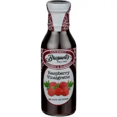 Brasswell's Raspberry Vinaigrette Dressing & Marinade - Case of 6 - 12 fl oz