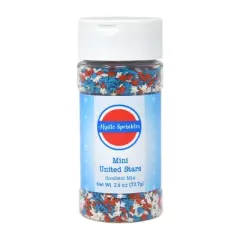 Mystic Sprinkles Mini United Stars Confetti Mix 2.6oz Bottle