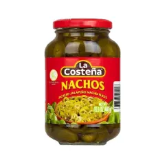 La Costena Nachos Pickled Jalapeno Nacho Slices - 12 pack, 15.5 oz