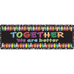 Ashley Productions&reg; The Original Fun Mat&trade;, Mat Runner, 15.5" x 47", Together we are Better
