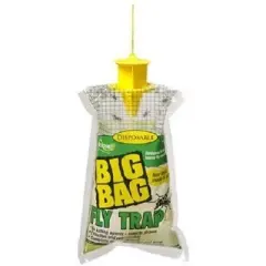 RESCUE - Big Bag Disposable Fly Traps - Quantity 4