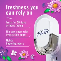 Febreze Odor-Fighting Fade Defy Plug Air Freshener Refill - Gain Moonlight Breeze - 0.87 fl oz/2pk