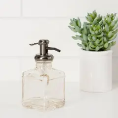 Short Antique Glass Soap Pump Brown - Threshold&trade;