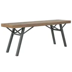 vidaXL Patio Bench 47.2" Solid Acacia Wood