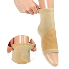 Unique Bargains Breathable Adjustable Ankle Support Braces 1 Pair