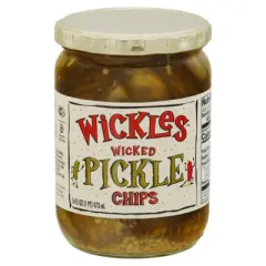 Wickles Wicked Pickle Chips - Case of 6/16 oz