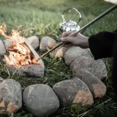 Petromax Telescopic Fire Blow Pipe FRH100, Safe Way to Start Your Fire, Extends Up to 38.6", Collapses to 23.6" for Space-Saving Transport