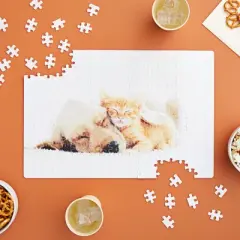 Bright Creations 15 Sets Blank Sublimation Puzzles for DIY Crafts, 300-Piece Jigsaws for Heat Press Thermal Transfer, 16 x 11 In