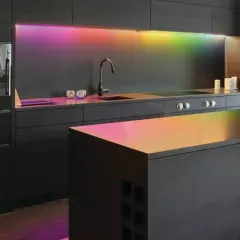 Monster 5m Smart Neon Flow LED Light Strip Indoor Outdoor: Multicolored, 12 Settings, App-Controlled, Bedroom & TV Use