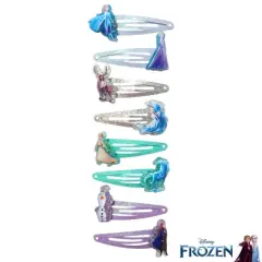 Disney Frozen Girls 8-Pack Snap Hair Clips &ndash; Disney Frozen Multicolor Set &ndash; Ages 3+