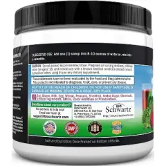 Beets Superfood Powder, Beet Extract Powder Support Healthy Circulation and Energy, Bioschwartz, 30 Servings