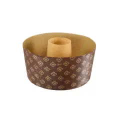 Novacart Round Disposable Paper Baking Tube Pan 6.25" Diameter, 3.25" High - Pack of 12