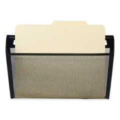 Universal Metal Mesh Wall File, Letter Size, 14" x 3.1" x 8.2", Black