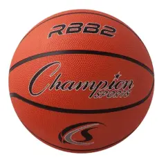 Champion Sports Rubber Basketballs, Assorted Sizes