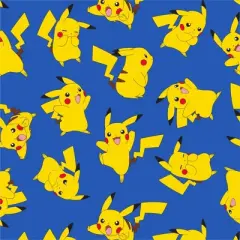 Pokemon Happy Pikachu Men's Blue Sleep Pajama Pants