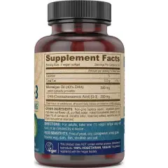 Deva Vegan Omega-3 Dha 90 Vegan Softgels