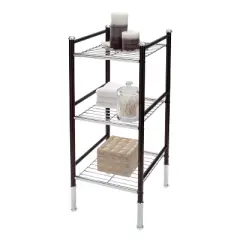 3 Tier Duplex Line Storage Tower Black - Organize It All