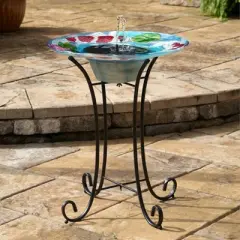 Smart Solar 24.3" Koi Pond Solar Bird Bath