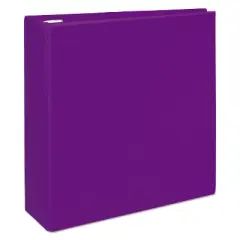 Avery Heavy-Duty View Binder w/Locking EZD Rings 3" Cap Purple 79810