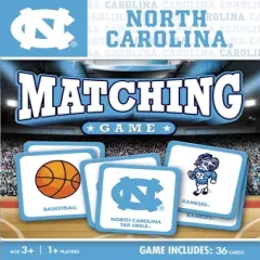 MasterPieces Officially Licensed NCAA UNC Tar Heels Matching Game for Kids and Families