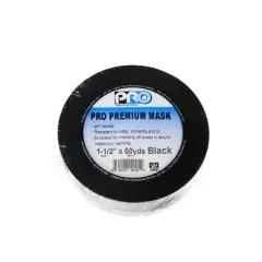 Pro Tapes Black Masking Tape, 60 Yd. Rolls