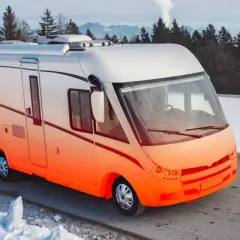 VEVOR Diesel Air Heater, 12V 5KW Diesel Heater with Remote Control and LCD, 10L Fuel Tank Diesel Parking Heater, Rapid Heating and Low Noise, Orange