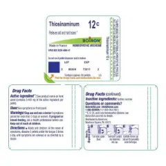 Thiosinaminum 12C by Boiron Homeopathic Single Medicine For First Aid  -  80 Pellet